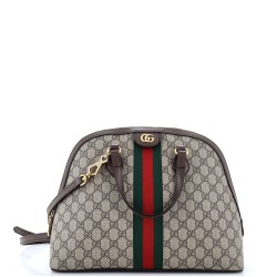 Ophidia Dome Top Handle Bag GG Coated Canvas Medium