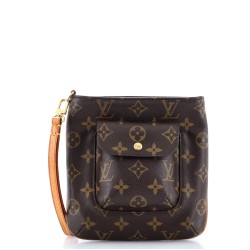 Partition Wristlet Clutch Monogram Canvas
