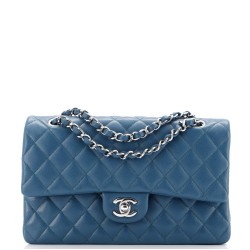 Classic Double Flap Bag Quilted Caviar Medium