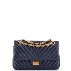 Reissue 2.55 Flap Bag Chevron Aged Calfskin 225