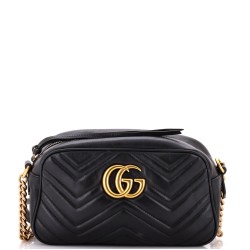 GG Marmont Shoulder Bag Matelasse Leather Medium