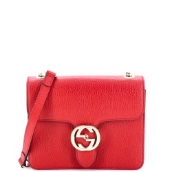 Interlocking Shoulder Bag Leather Small