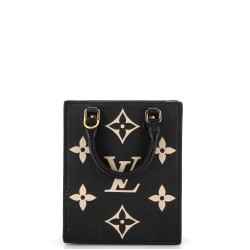Petit Sac Plat Bag Bicolor Monogram Empreinte Giant
