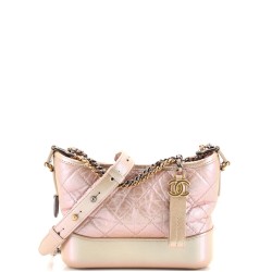 Gabrielle Hobo Quilted Iridescent Aged Calfskin Small
