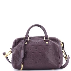 Speedy Bandouliere Bag Monogram Empreinte Leather 25