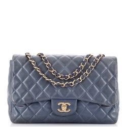 Classic Single Flap Bag Quilted Lambskin Jumbo