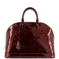 Alma Handbag Monogram Vernis GM