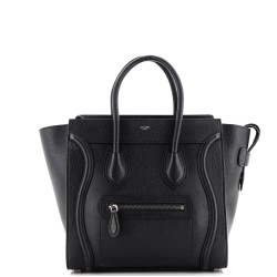 Luggage Bag Grainy Leather Micro