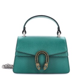 Dionysus Top Handle Bag Leather with Crystals Mini
