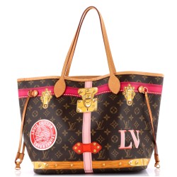 Neverfull NM Tote Limited Edition Summer Trunks Monogram Canvas MM