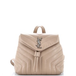 LouLou Backpack Matelasse Chevron Leather Small