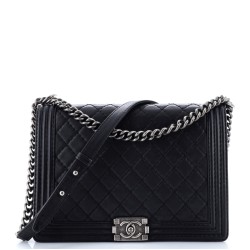 Stitch Boy Flap Bag Quilted Calfskin Large