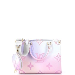OnTheGo Tote Spring in the City Monogram Giant Canvas PM