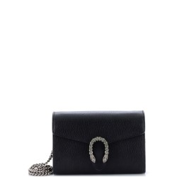 Dionysus Chain Wallet Leather with Embellished Detail Small