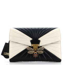 Queen Margaret Clutch Colorblock Leather