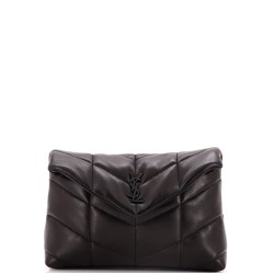 LouLou Puffer Clutch Leather Small