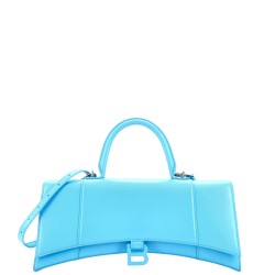 Hourglass Stretch Top Handle Bag Leather