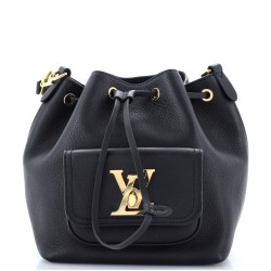 Lockme Pocket Bucket Bag Leather