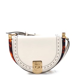 Moonlight Flap Bag Leather with Plexiglass Detail