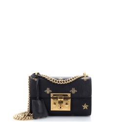 Padlock Shoulder Bag Printed Leather Small