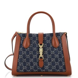 Jackie 1961 Tote GG Denim and Leather Medium