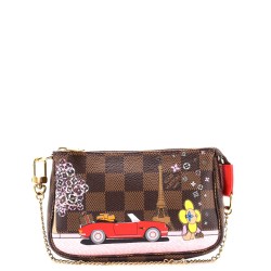 Pochette Accessoires Limited Edition Vivienne Xmas Damier Mini