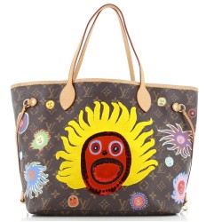 Neverfull NM Tote Yayoi Kusama Embroidered My Eternal Soul Monogram Canvas MM