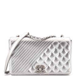 Coco Boy Flap Bag Quilted Patent Medium