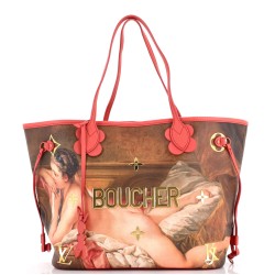 Neverfull NM Tote Limited Edition Jeff Koons Boucher Print Canvas MM