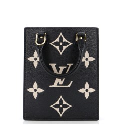 Petit Sac Plat Bag Bicolor Monogram Empreinte Giant