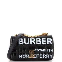 Lola Shoulder Bag Quilted Printed Coated Canvas Small
