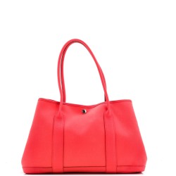 Garden Party Tote Toile and Leather 36