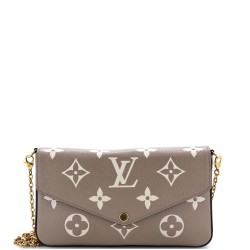 Felicie Pochette Bicolor Monogram Empreinte Giant