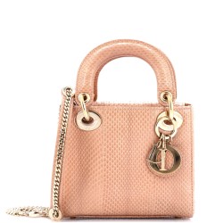 Lady Dior Chain Bag Python Mini
