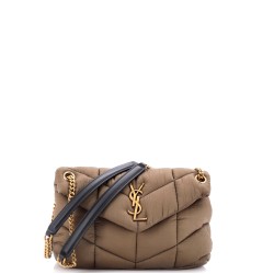 Loulou Puffer Shoulder Bag Quilted Nylon Small