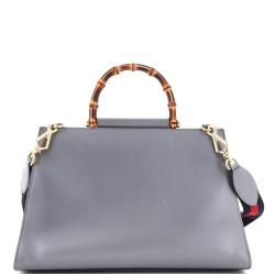Nymphaea Top Handle Bag Leather Medium