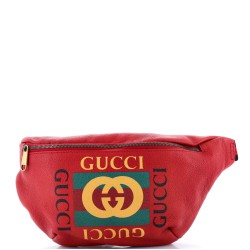Logo Belt Bag Printed Leather Medium