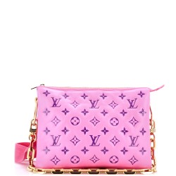 Coussin Bag Monogram Embossed Lambskin PM