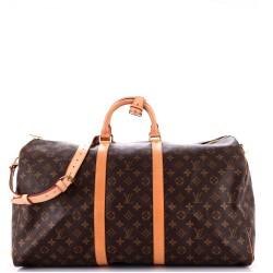 Keepall Bandouliere Bag Monogram Canvas 55