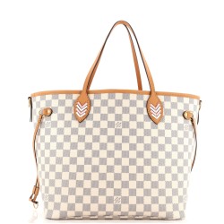 Neverfull NM Tote Damier with Braided Detail MM