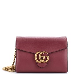 GG Marmont Chain Wallet Leather Mini