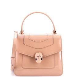 Serpenti Top Handle Bag Patent Small