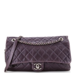 Easy Flap Bag Quilted Caviar Jumbo