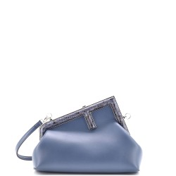 First Bag Leather with Python Small