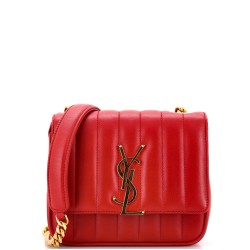 Vicky Crossbody Bag Vertical Quilted Leather Small