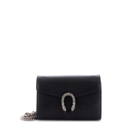 Dionysus Chain Wallet Leather with Embellished Detail Small
