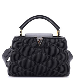 Capucines Bag Quilted Pleated Calfskin BB