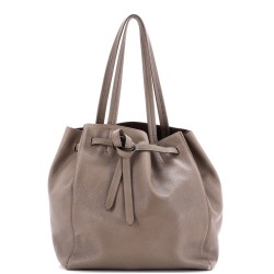 Phantom Tie Cabas Tote Leather Small