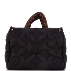 Pillow OnTheGo Tote Monogram Quilted Econyl Nylon MM