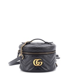 GG Marmont Vanity Backpack Matelasse Leather Mini